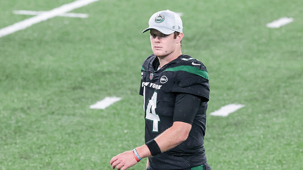 Sam Darnold Jets Broncos Black Jersey 2020