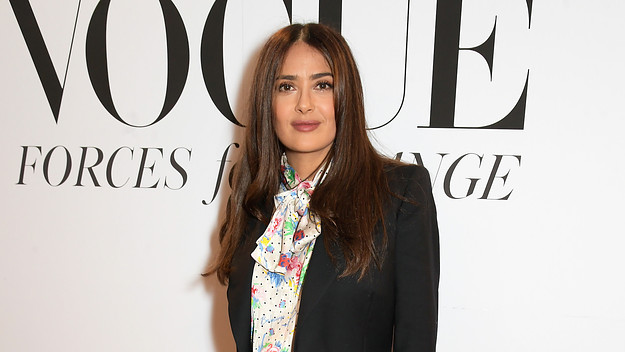 Salma Hayek attends British Vogue's Forces For Change