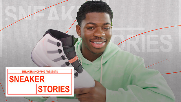 Lil Nas X Shows Off Self-Lacing Sneakers, His Current Rotation and Talks His Collaboration With MSCH