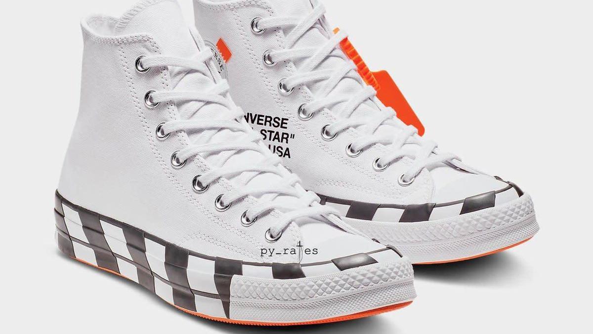 Off White x Converse Chuck 70 'Striped' (Pair)