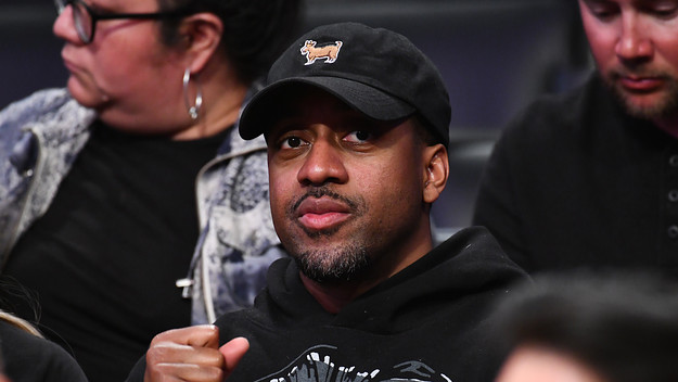 Jaleel White attends a basketball game between the Los Angeles Lakers and the Brooklyn Nets