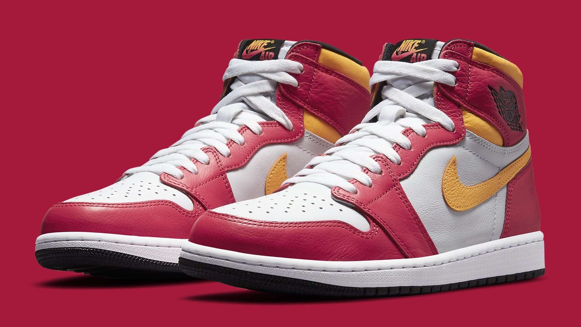 Official Look at the Light Fusion Red Air Jordan 1 High