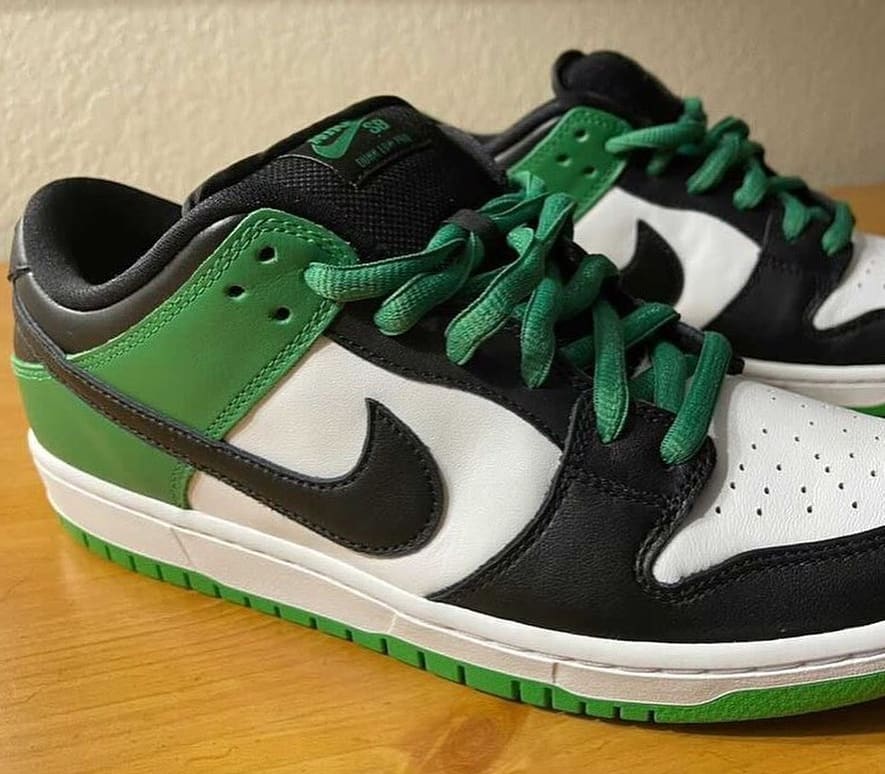 Best Look Yet at the 'Classic Green' Nike SB Dunk Low