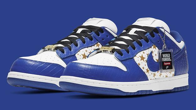 Supreme x Nike SB Dunk Low 'Hyper Royal' DH3228 100 Pair