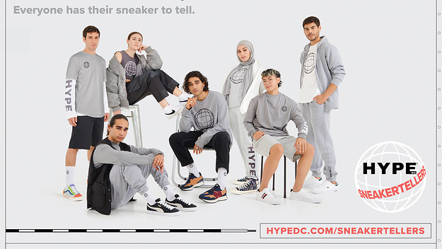 Hype DC Sneakertellers campaign