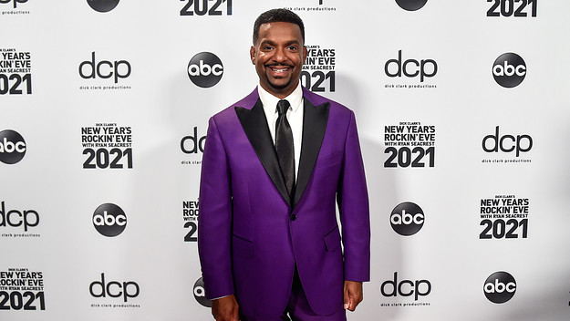 Alfonso Ribeiro arrives at Dick Clark's New Year's Rockin' Eve with Ryan Seacrest