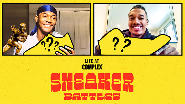 Heisman Award Winner DeVonta Smith vs Elite Quarterback Kellen Mond In A SneakerBattle | #LIFEATCOMP