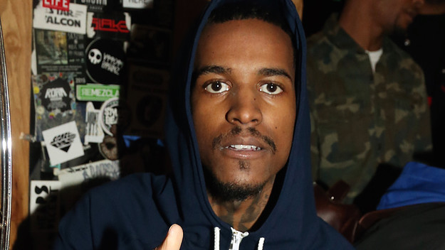 Lil Reese backstage at Webster Hall