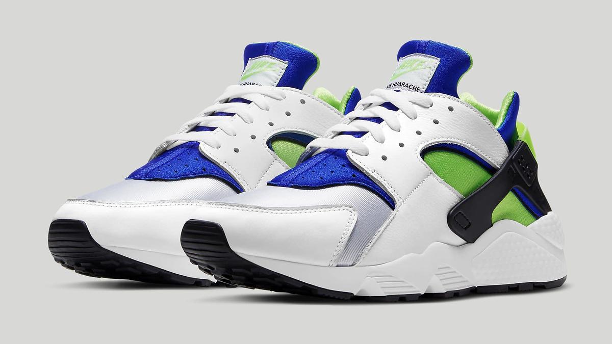Nike Air Huarache 'Scream Green' DD1068 100 Pair