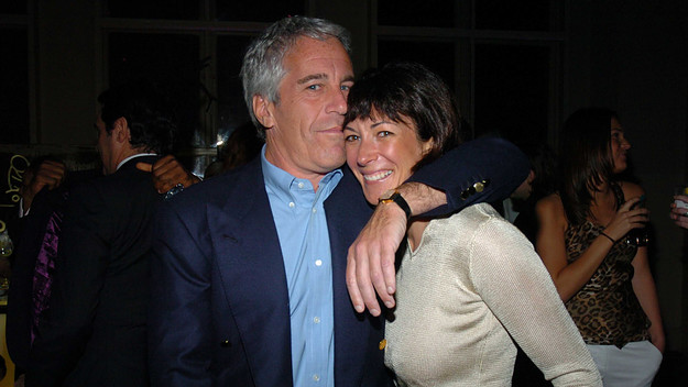 Jeffrey Epstein and Ghislaine Maxwell attend 2005 Wall Street Concert Series.
