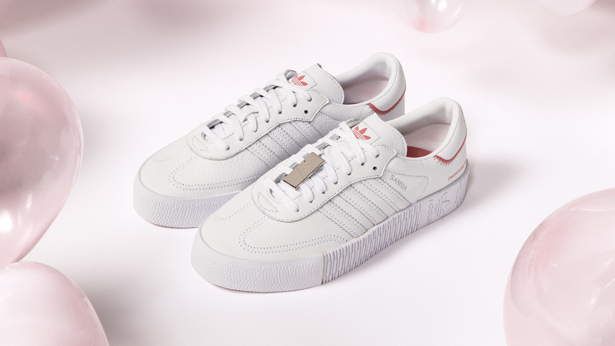 Swarovski x Adidas Sambarose Collab