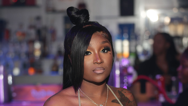 Erica Banks attends a Party at Atlantis Restaurant & Lounge