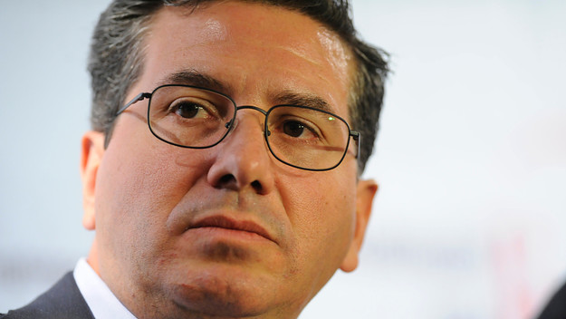 Dan Snyder takes part in a Washington Post Live discussion 'Scoring Big: The Business of Sports.'