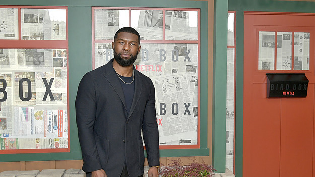 Trevante Rhodes at 'Bird Box' New York screening