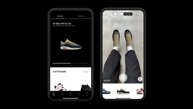 GOAT Nike Air Max Month AR Try On 2021