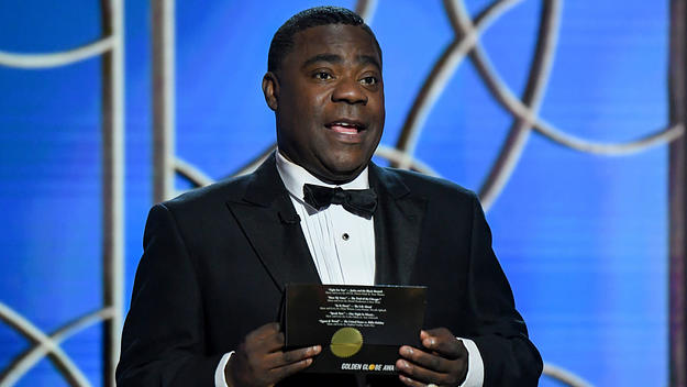 Tracy Morgan at the Golden Globes