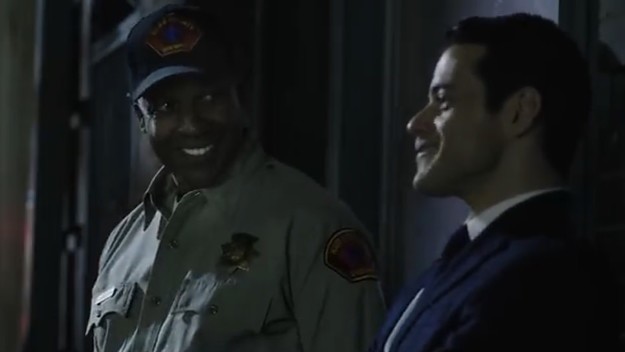 Denzel Washington and Rami Malek