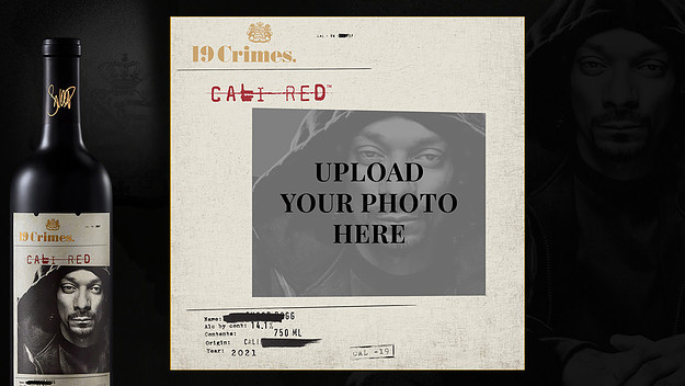 Snoop Dogg x 19 Crimes 2021 Label