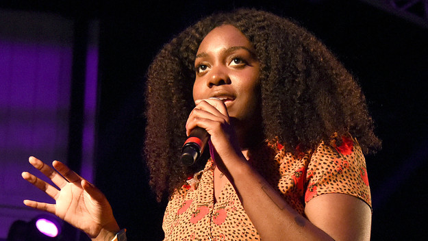 NoName performs during the 2018 Hangout Festival