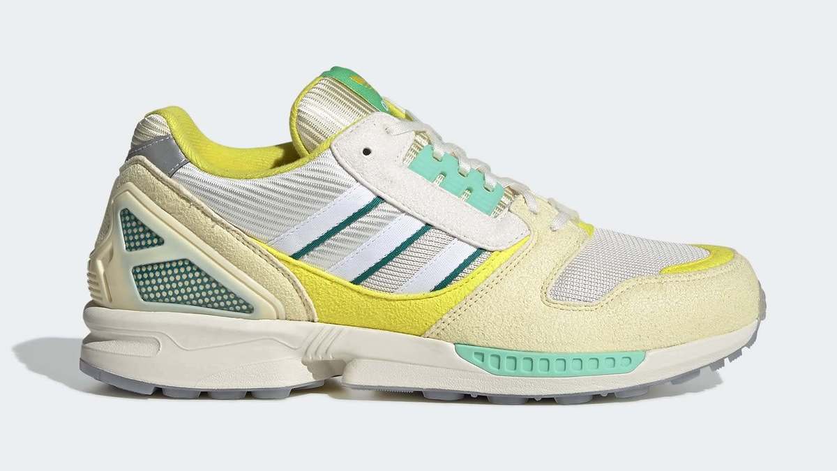 Adidas ZX 8000 'Frozen Lemonade' H68010 Lateral