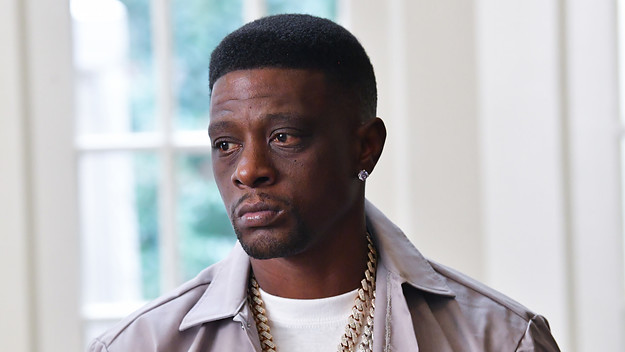 Lil Boosie on the set of the music Video