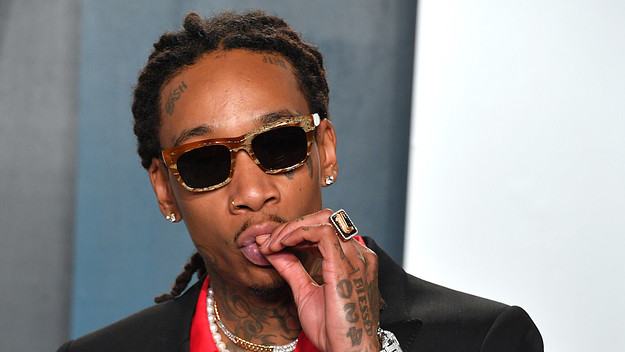 Wiz Khalifa attends the 2020 Vanity Fair Oscar party