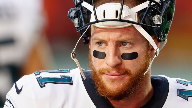 Quarterback Carson Wentz #11 of the Philadelphia Eagles