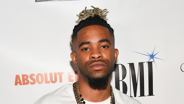 Singer Elijah Blake at the champagne toast to BMI's Vice President Catherine Brewton