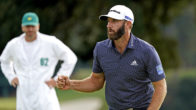 Dustin Johnson Masters 18th Green 2020