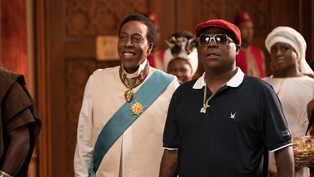 Arsenio Hall and Tracy Morgan in 'Coming 2 America'