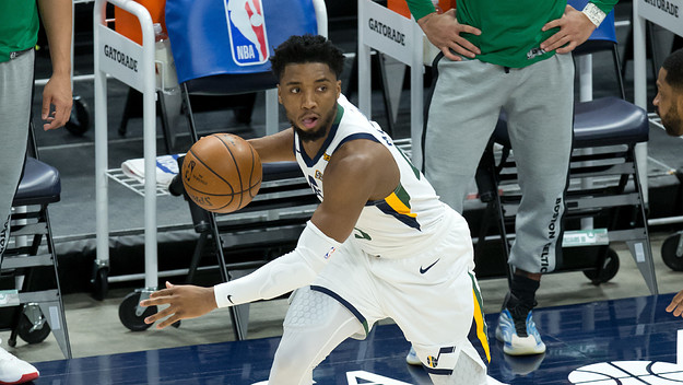 Donovan Mitchell Jazz Celtics Utah 2021