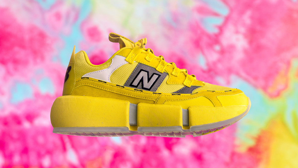 Jaden Smith New Balance Vision Racer 'Sunflower Yellow' Medial
