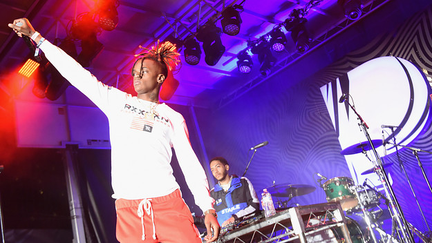 Jaydayoungan performs onstage during Pandora SXSW 2018