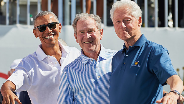 presidents bush obama clinton