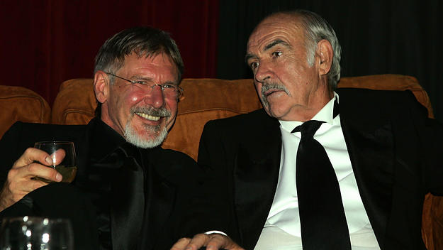 Harrison Ford and Sean Connery