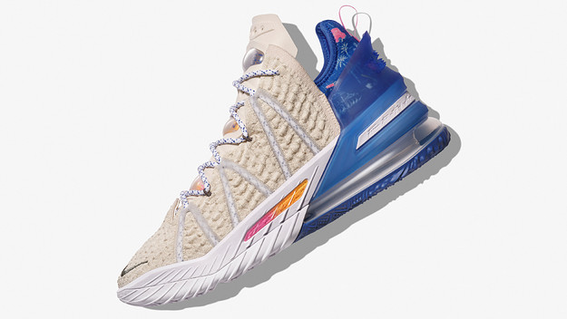 Nike LeBron 18 'Los Angeles By Day' Lateral