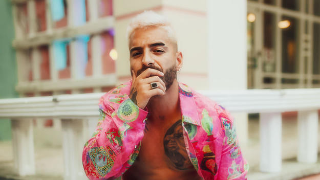 maluma poses in exclusive photo