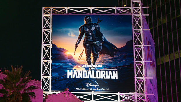 Sign for 'The Mandalorian'