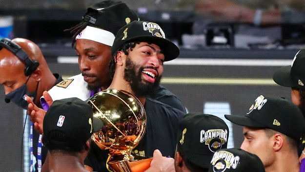 Anthony Davis Lakers Heat Game 6 2020 Trophy