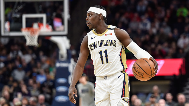Jrue Holiday Pelicans Wolves 2020