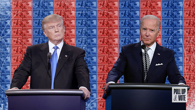 donald trump joe biden bank accounts