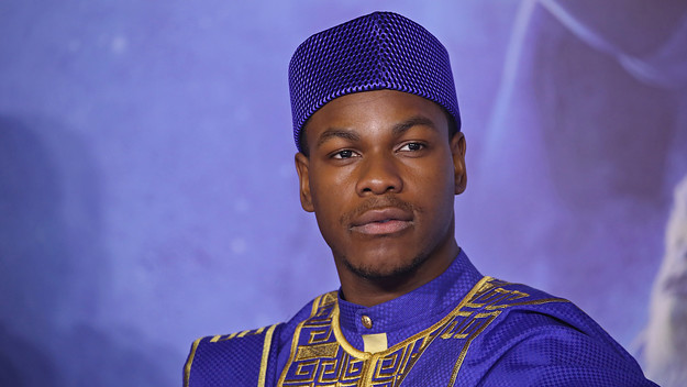 John Boyega attends "Star Wars: The Rise of Skywalker" European Premiere.