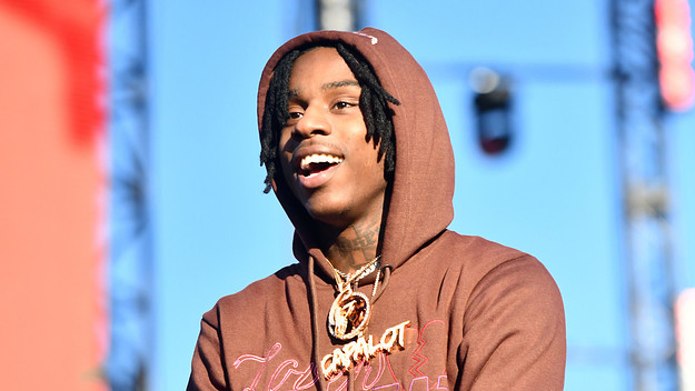 Polo G performs onstage during day 2 of the Rolling Loud Festival