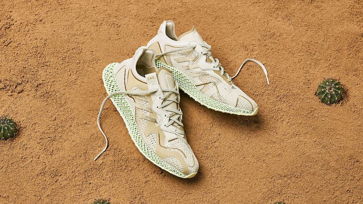 End. Clothing x Adidas EVO 4D 'Dune'