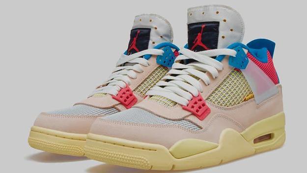 Union x Air Jordan 4 Retro 'Guava Ice' DC9533 800 Pair