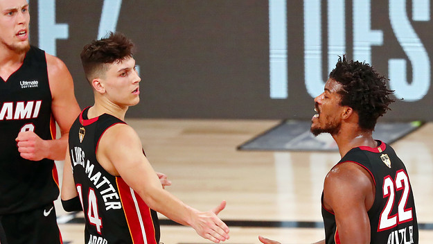 Jimmy Butler Tyler Herro Game 3 NBA Finals 2020