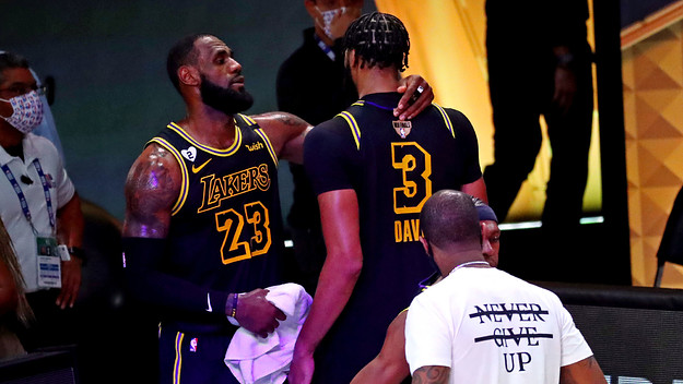 LeBron James Anthony Davis Game 2 NBA Finals 2020