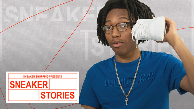 Lil Tecca Shows Off His Favorite Sneakers, Talks Off Whites and Nike Mags On Sneaker Stories
