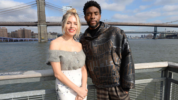 Sienna Miller and Chadwick Boseman