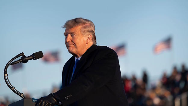 Donald Trump speaks during a Make America Great Again rally.